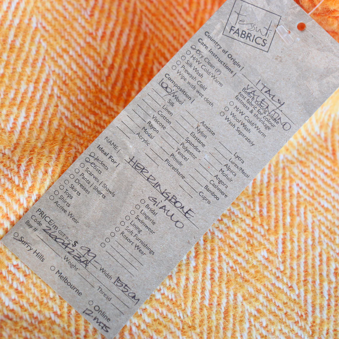 Herringbone Giallo - Image 3