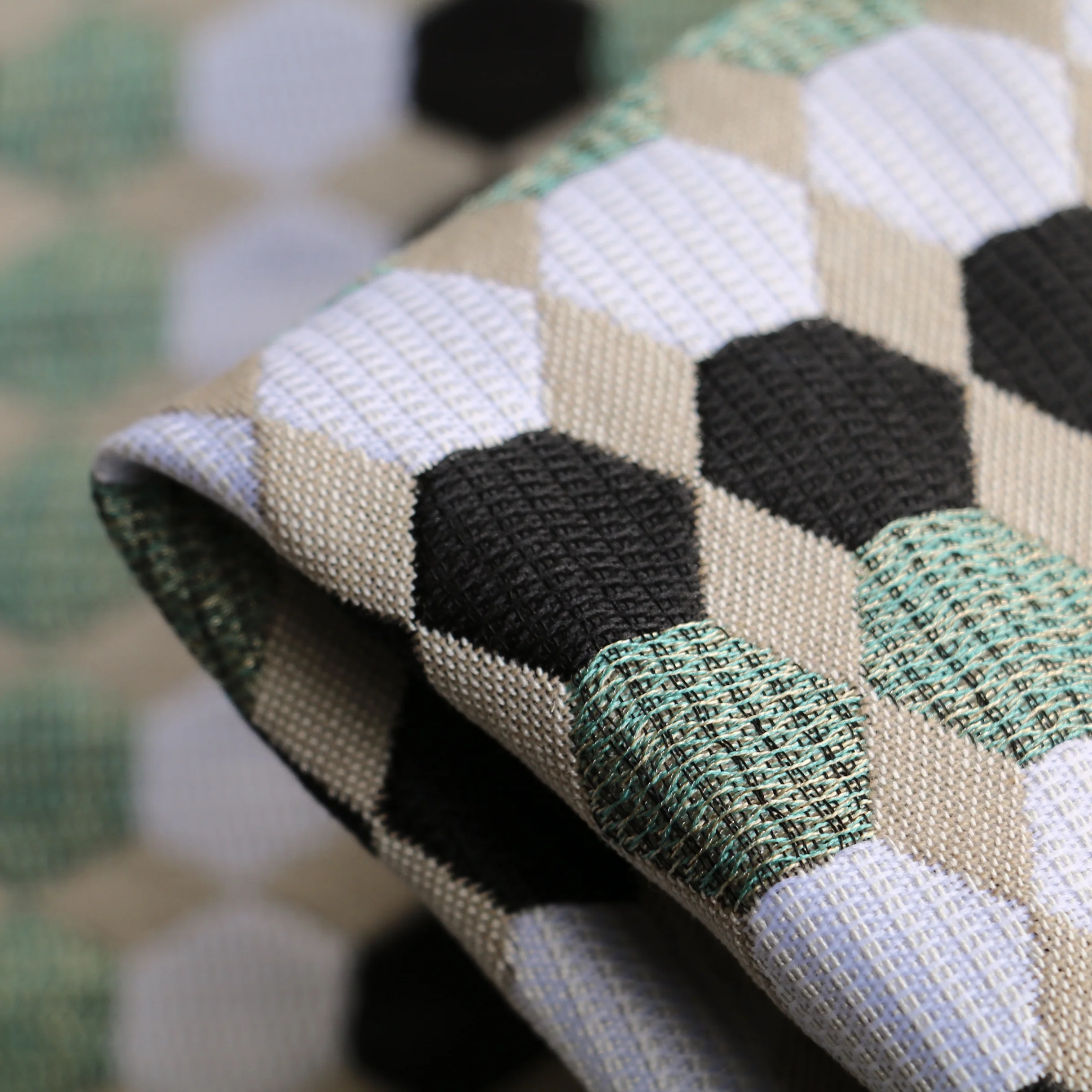 Hexagon Talk Jacquard