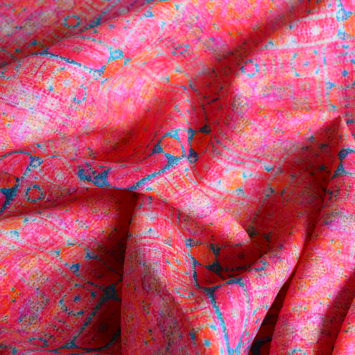 Hot Spot Pink Washed Linen - Image 2