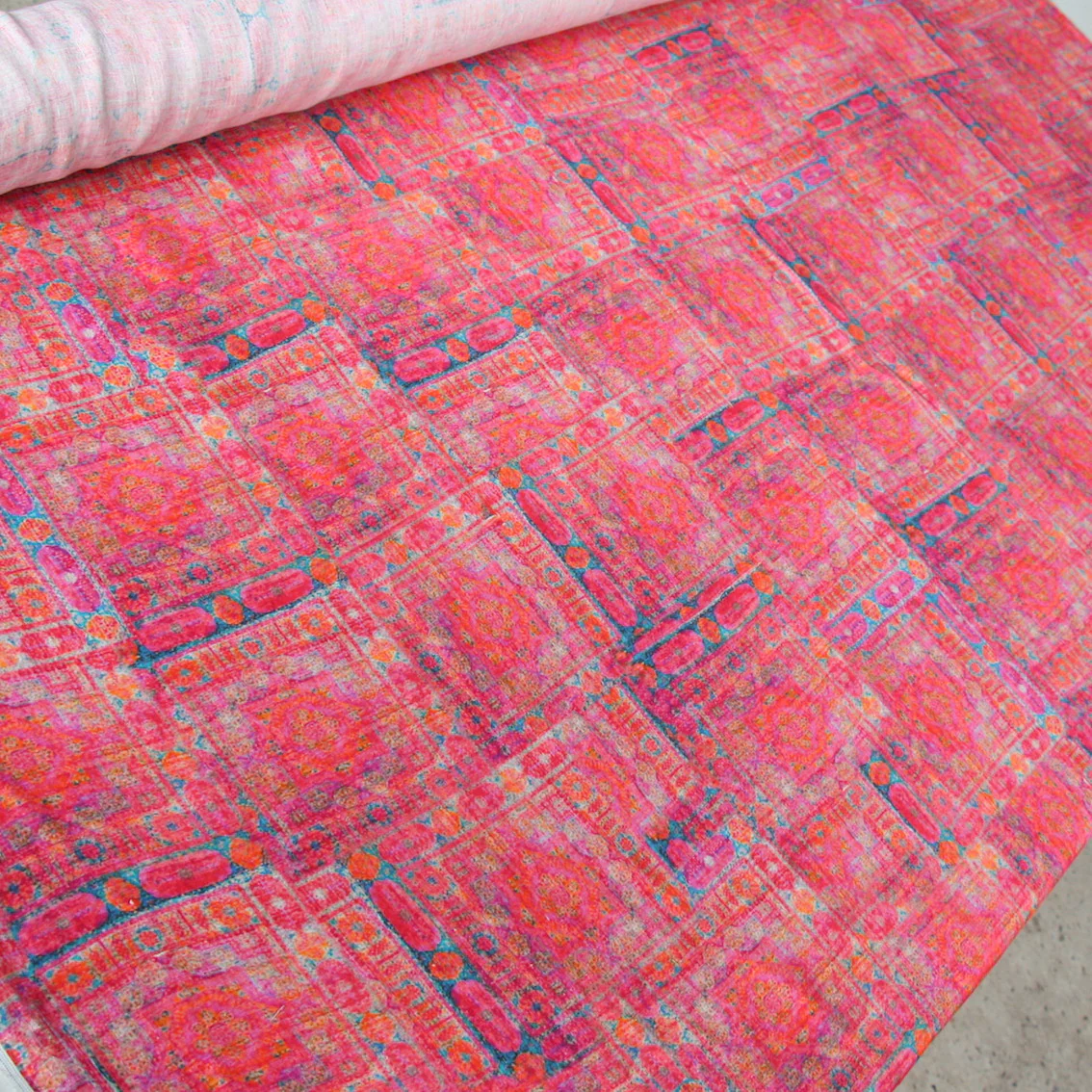 Hot Spot Pink Washed Linen - Image 5