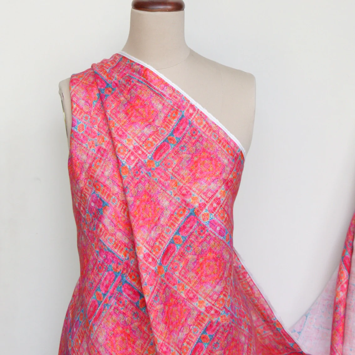Hot Spot Pink Washed Linen - Image 6