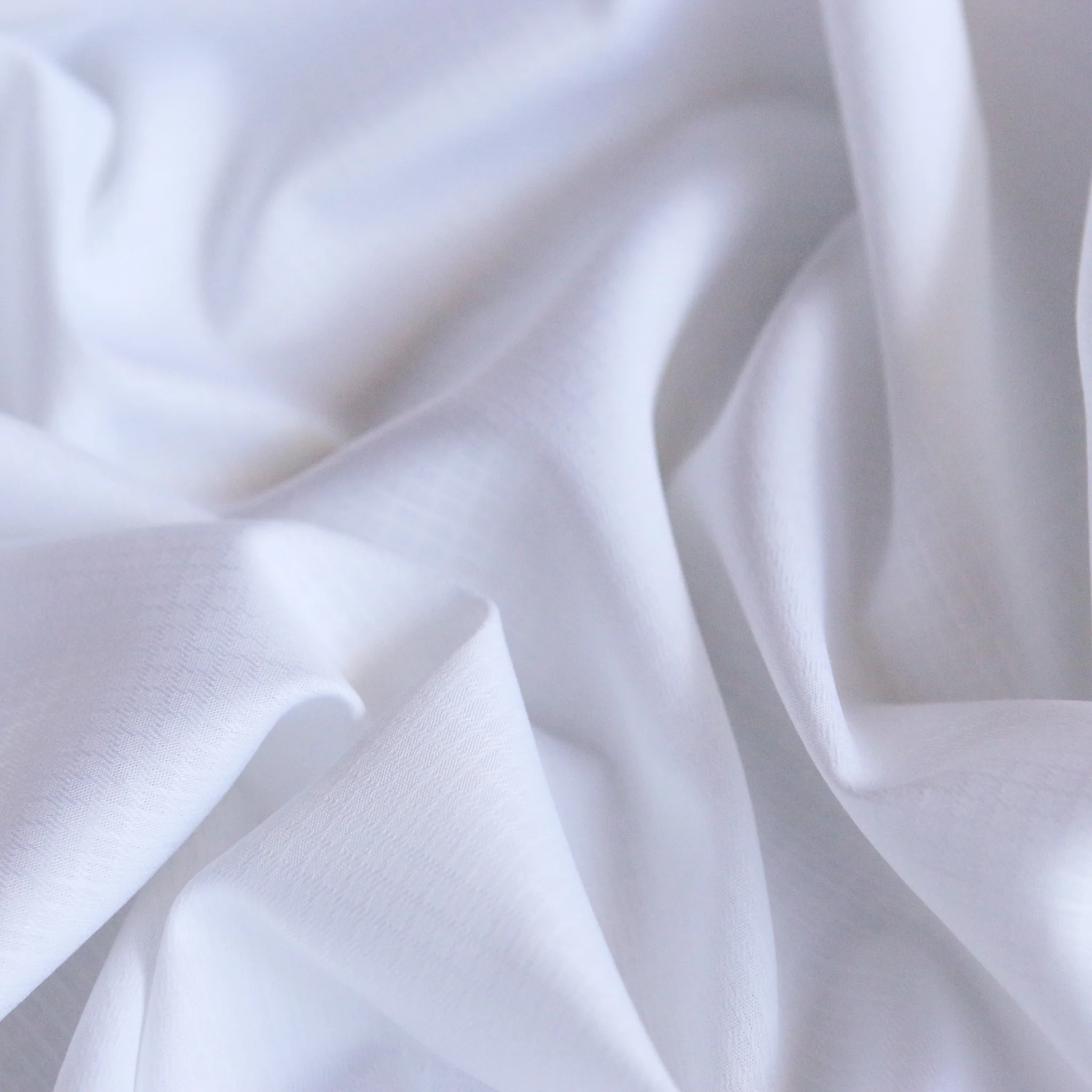 Hutton White Cotton Shirting - Image 2