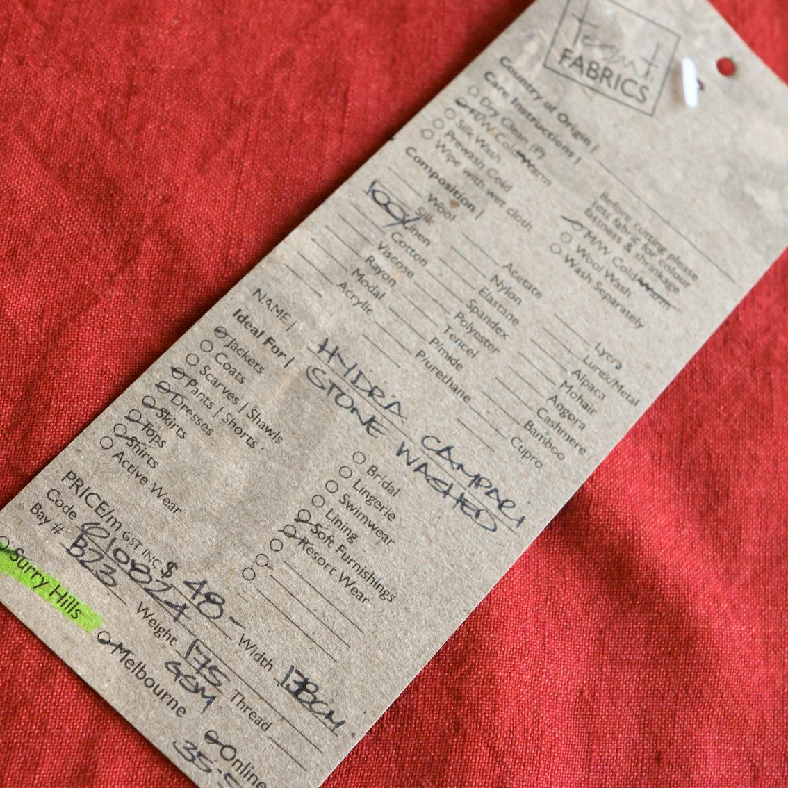 Hydra Campari Linen - Image 3