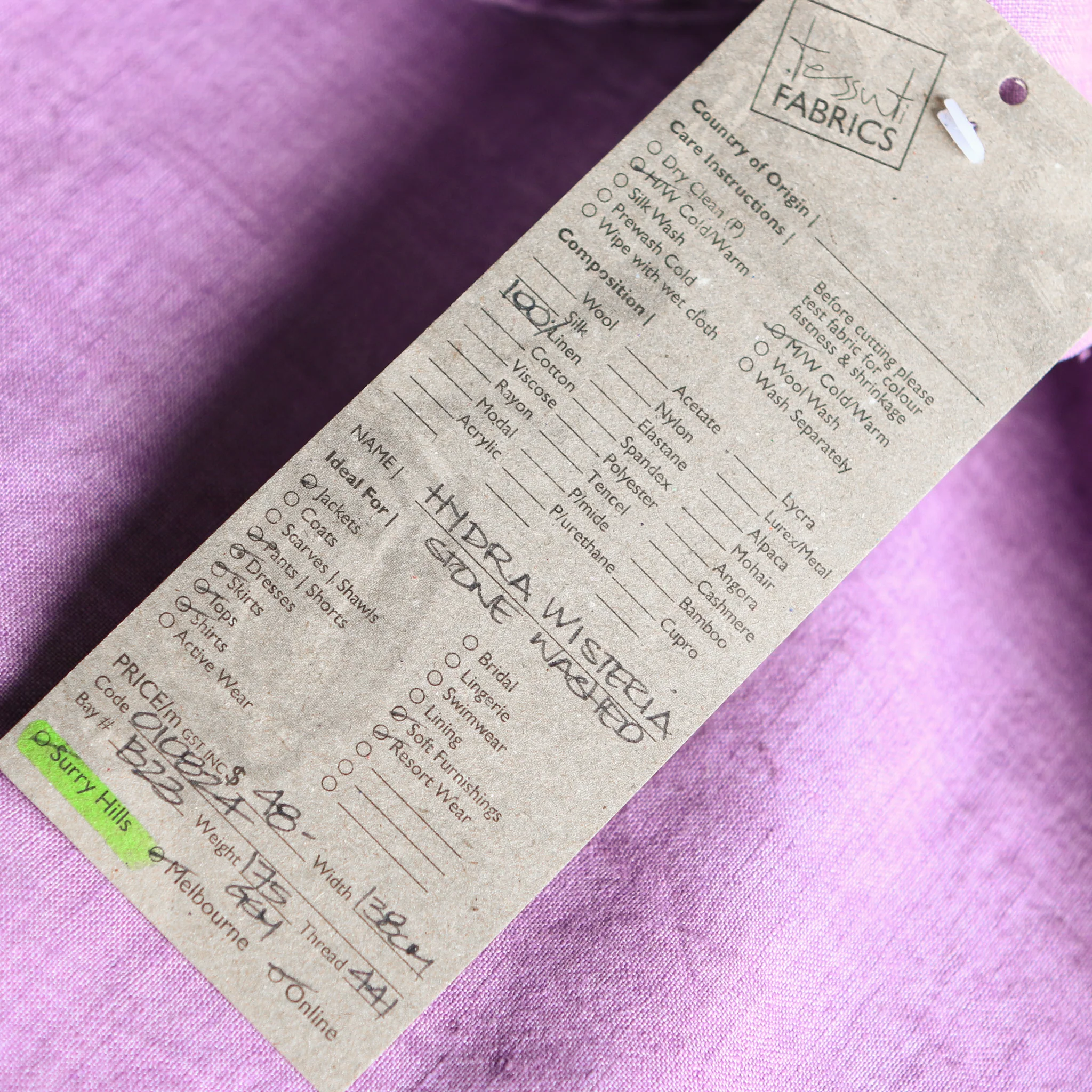Hydra Wisteria Linen - Image 3