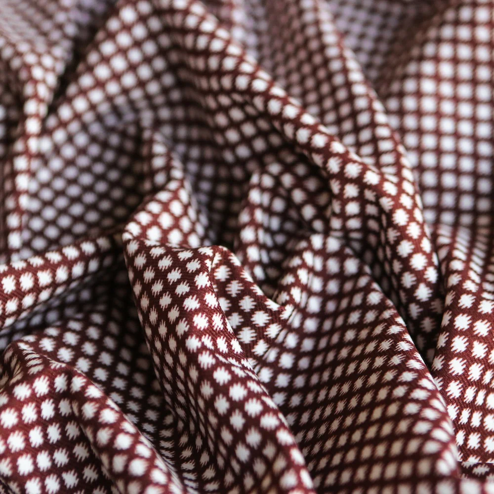 Ikat Spot Wine - Liberty Rossmore Cord - Image 2