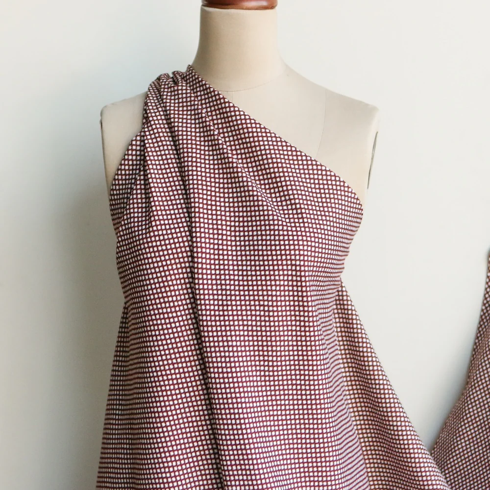 Ikat Spot Wine - Liberty Rossmore Cord - Image 5