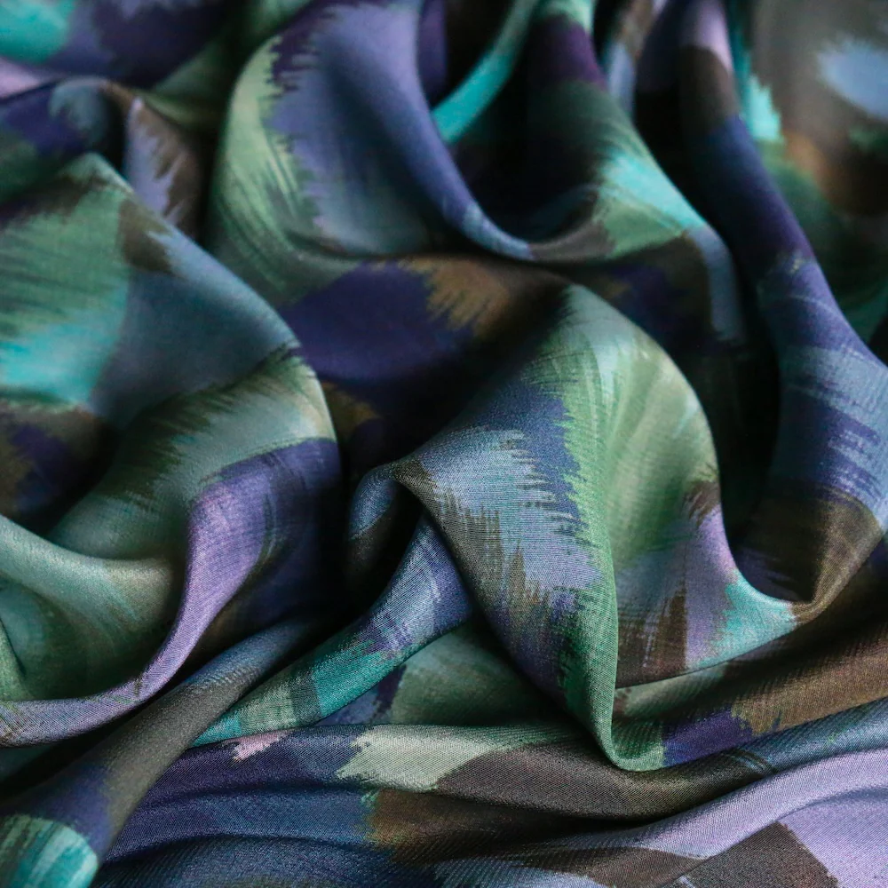 Ikat Tulip - Liberty Kensington Silk CDC - Image 2