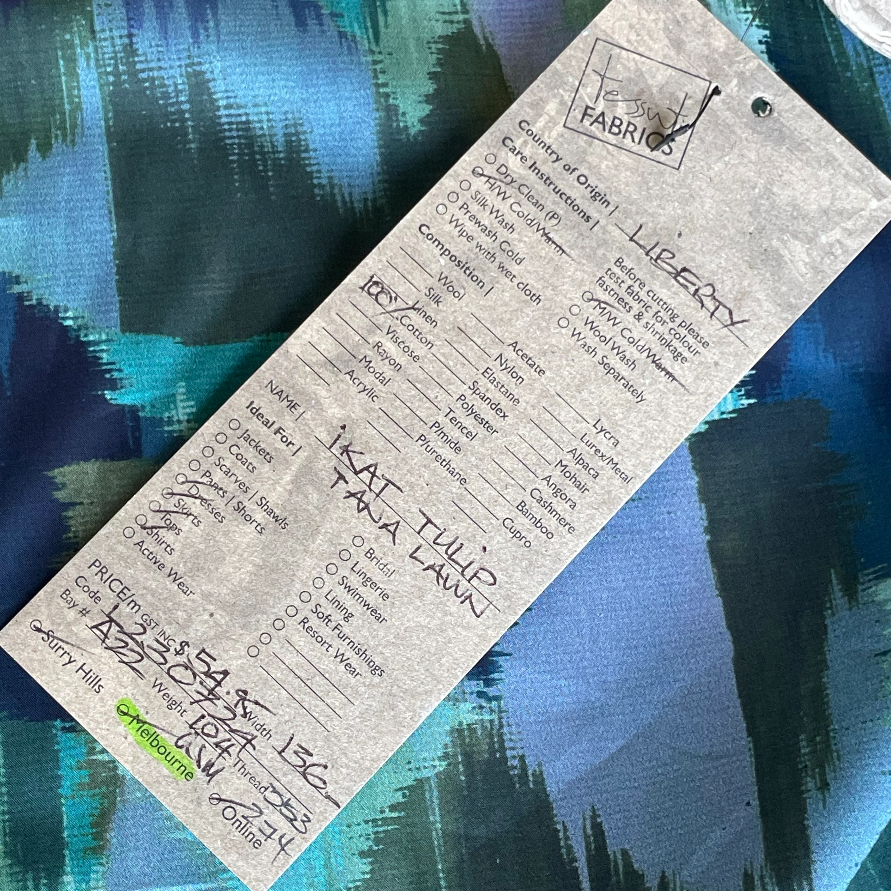 Ikat Tulip - Liberty Tana Lawn™ - Image 4