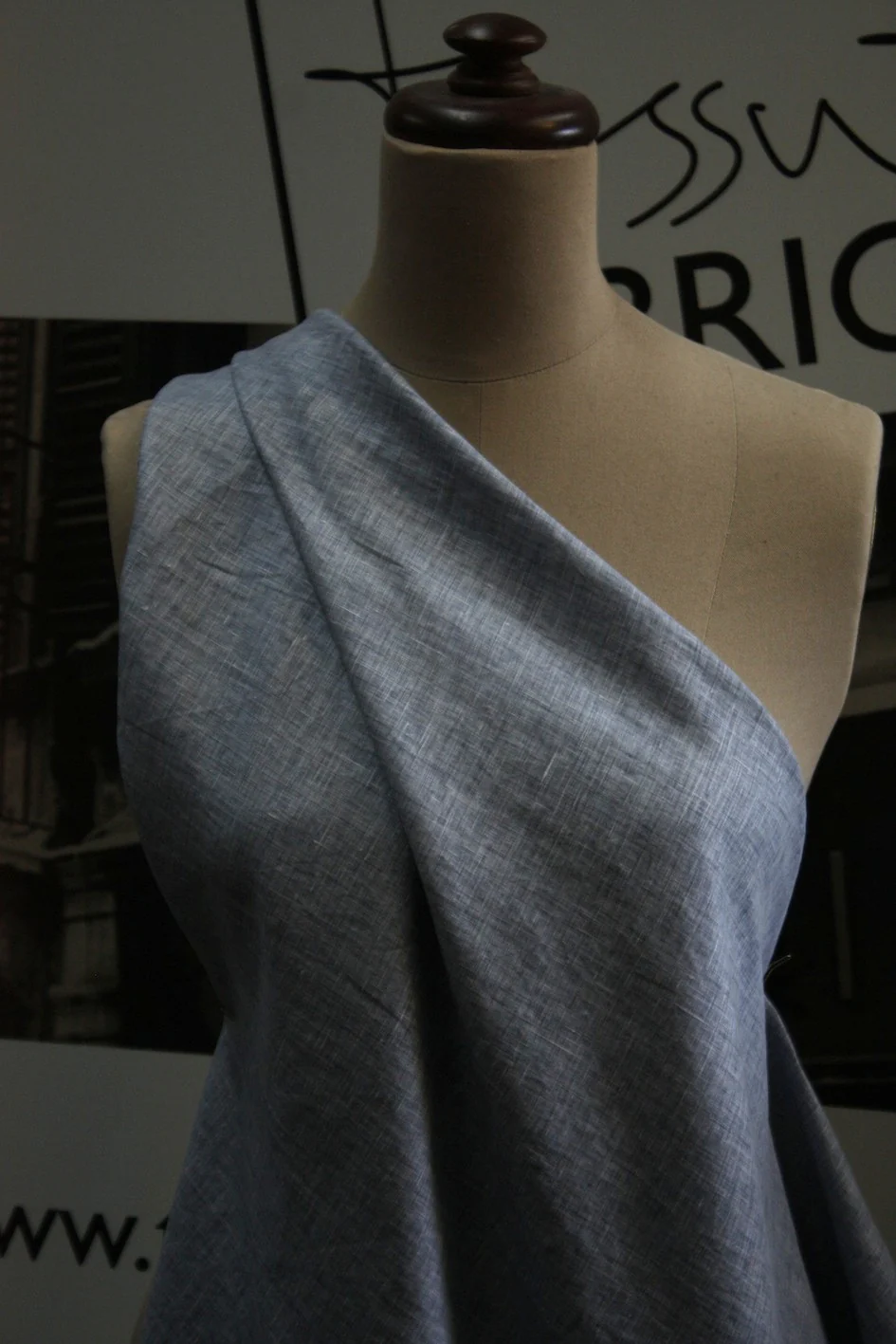 Indigo - Coated Linen - Image 4