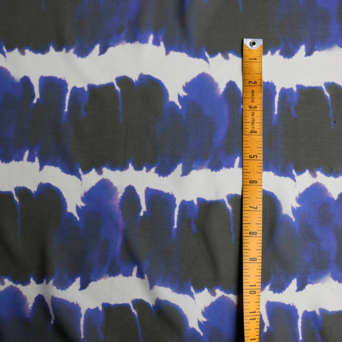 Indigo Skyline Silk Chiffon - Image 3