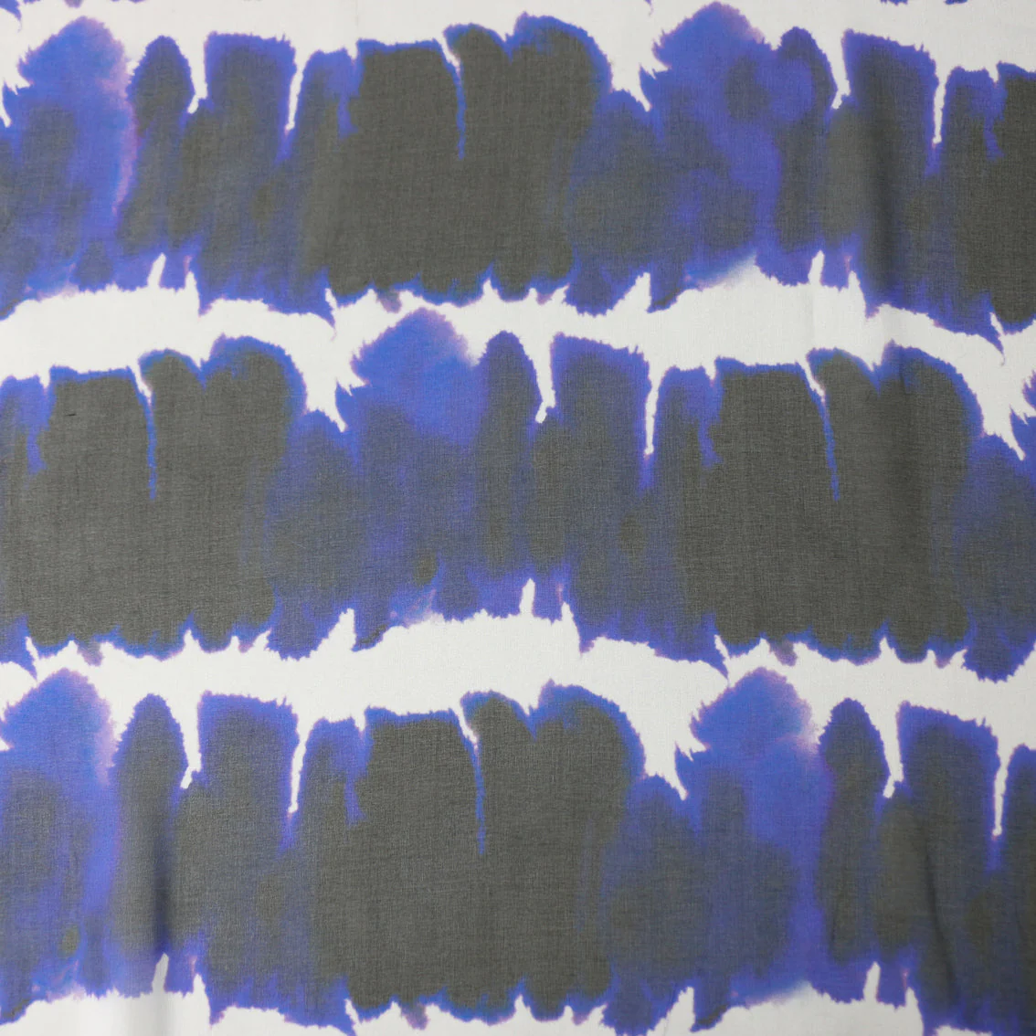 Indigo Skyline Silk Chiffon - Image 5