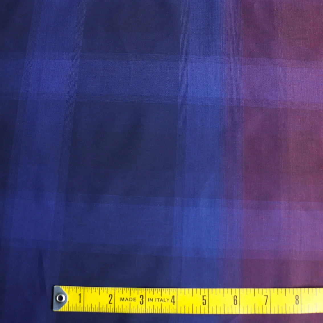 Indigo to Red Cotton - Panel Check - Image 3