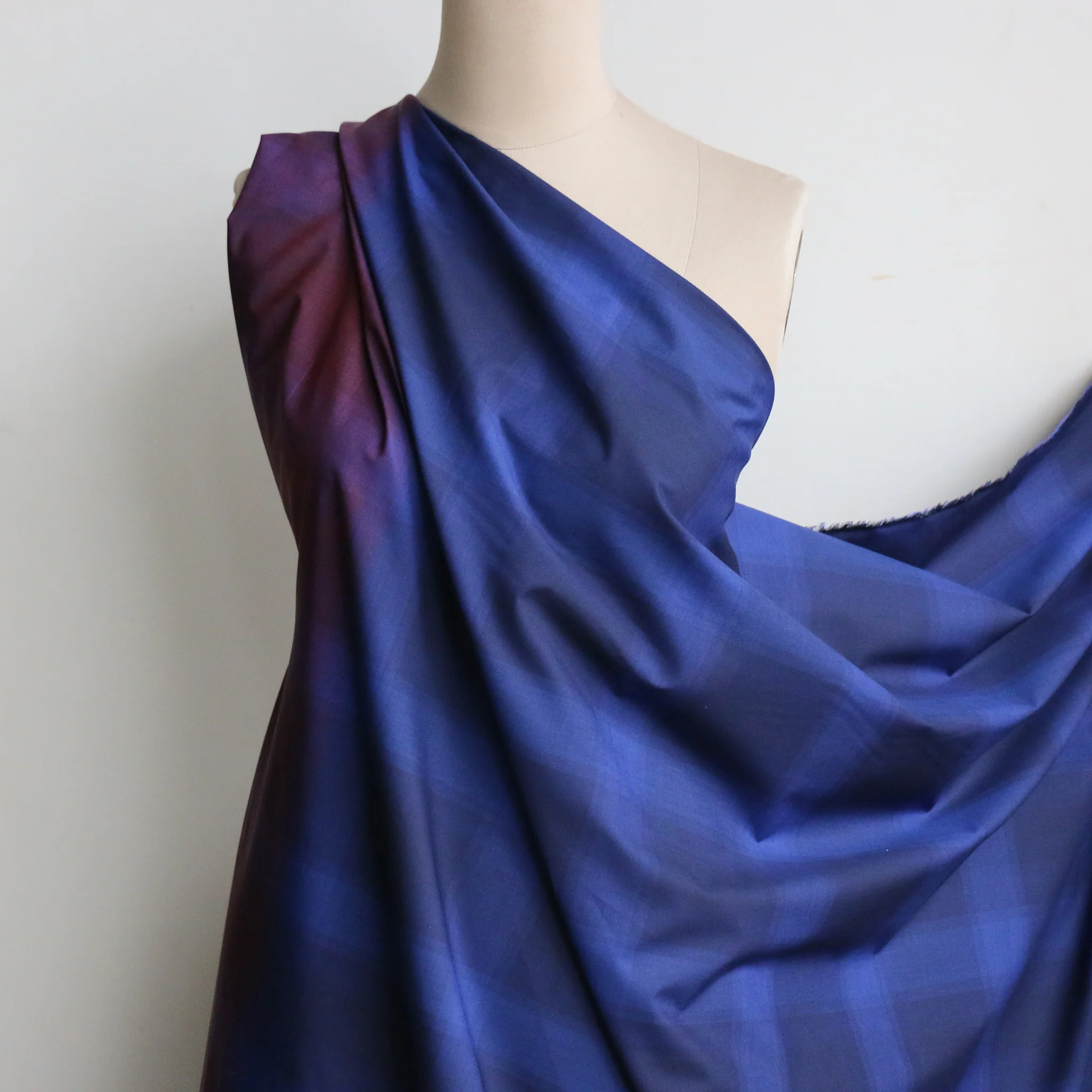 Indigo to Red Cotton - Panel Check - Image 5
