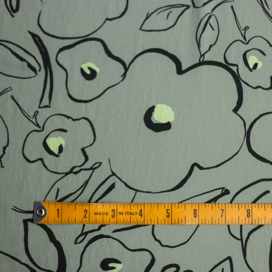 Ink Bloom Sage Viscose CDC - Image 3