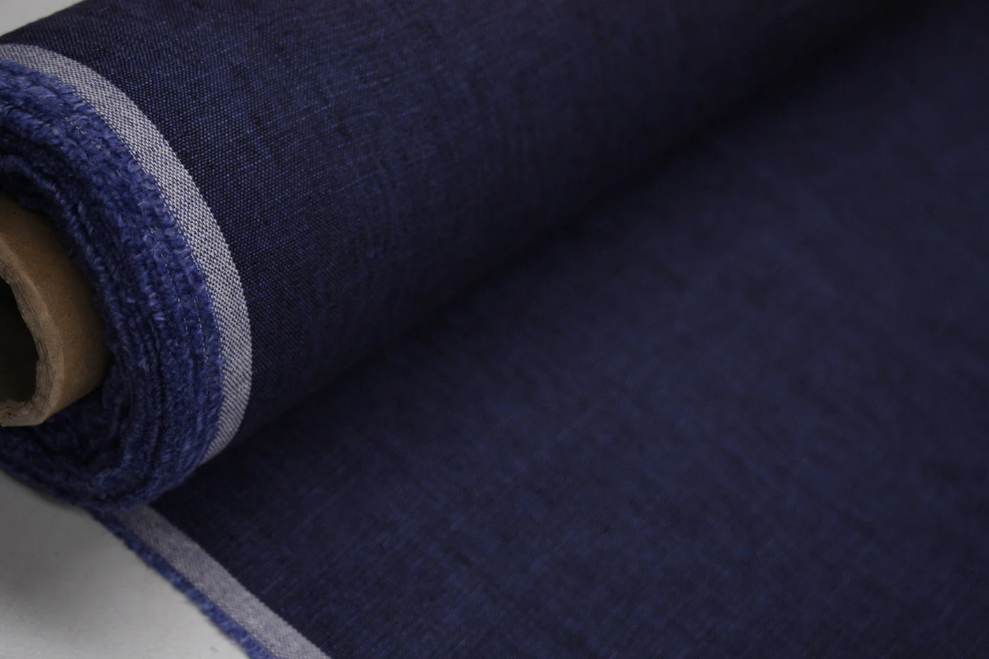 Island Profondo Blue - Washed Linen Finish - Image 3