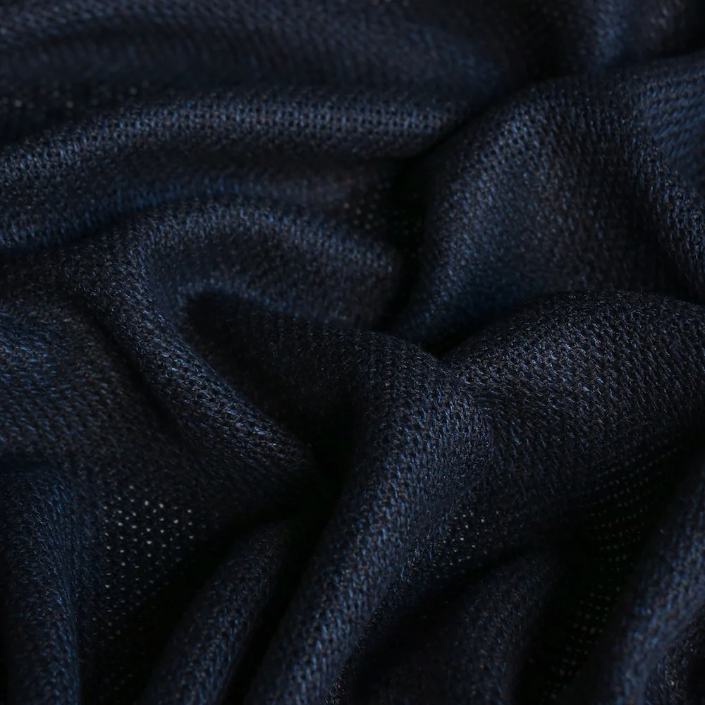 Isola Navy Linen Mesh Weave - Image 2