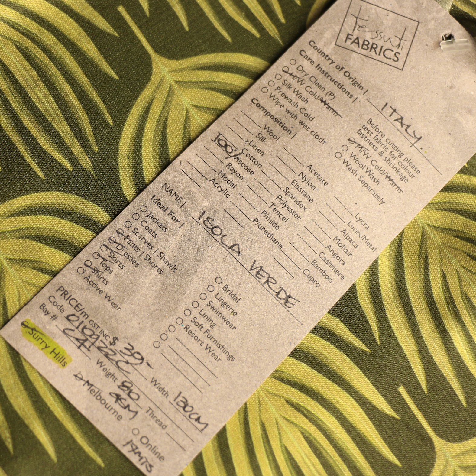 Isola Verde Viscose Sateen - Image 4