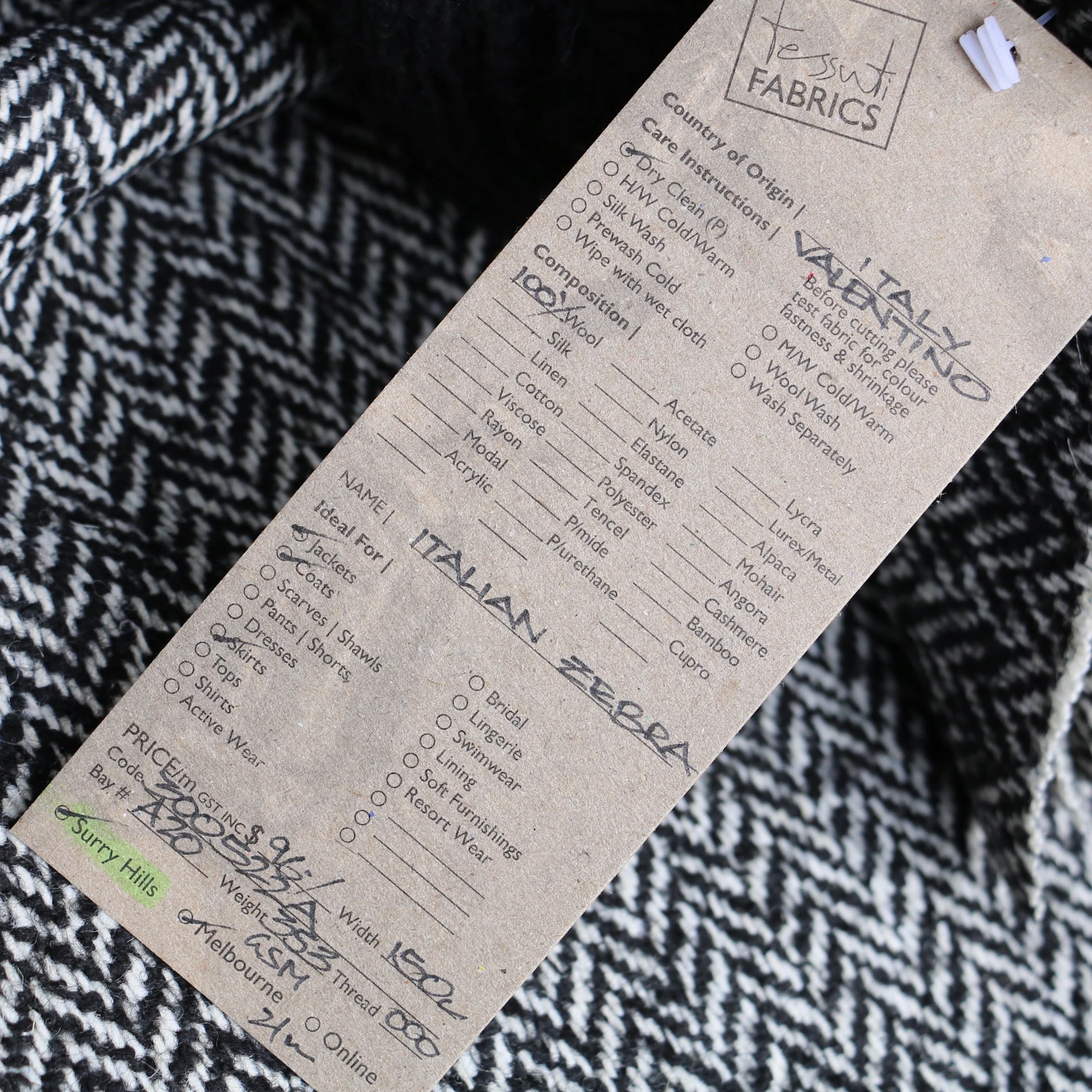Italian Zebra Herringbone - Image 4
