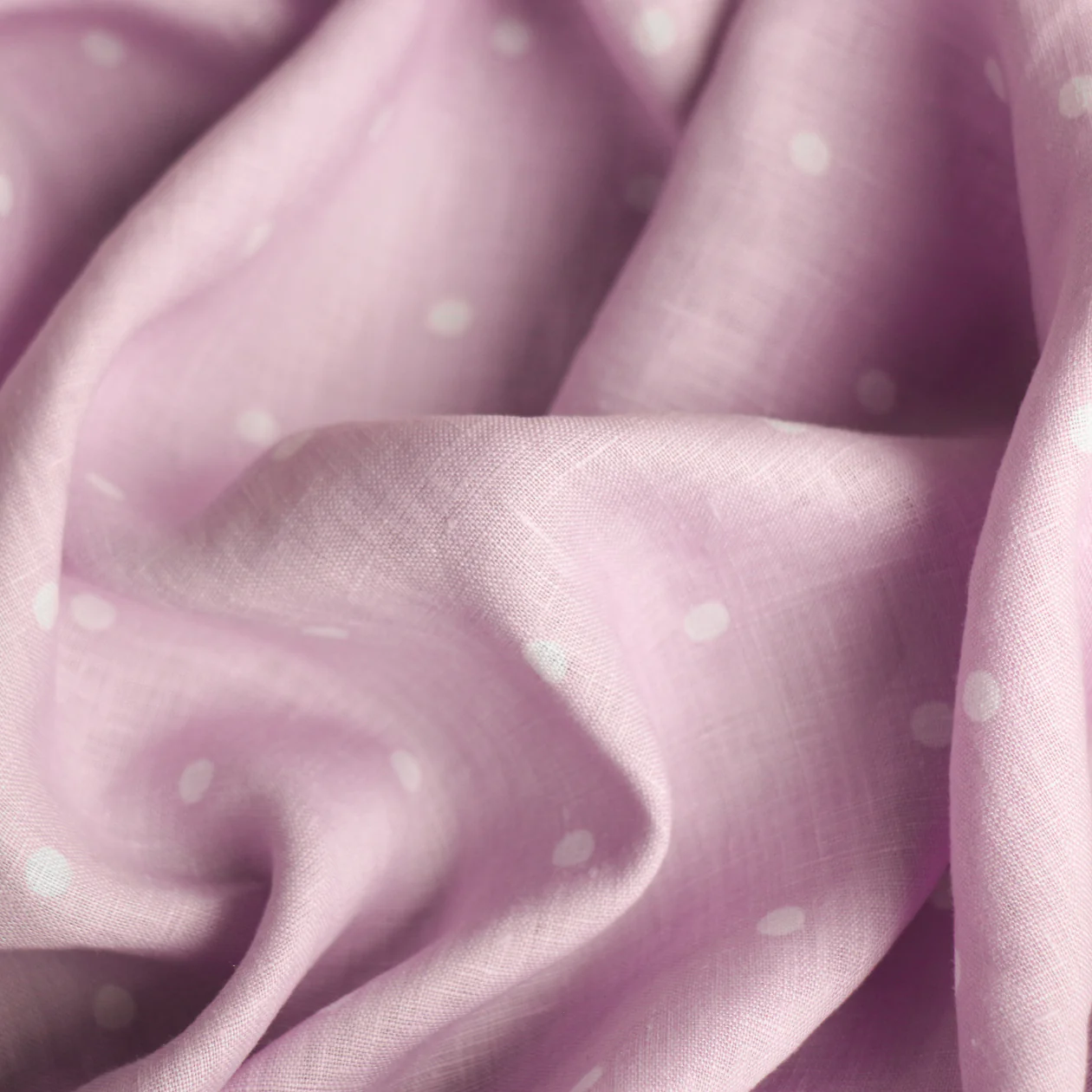 Itsy Bitsy Orchid Printed Linen - Image 2