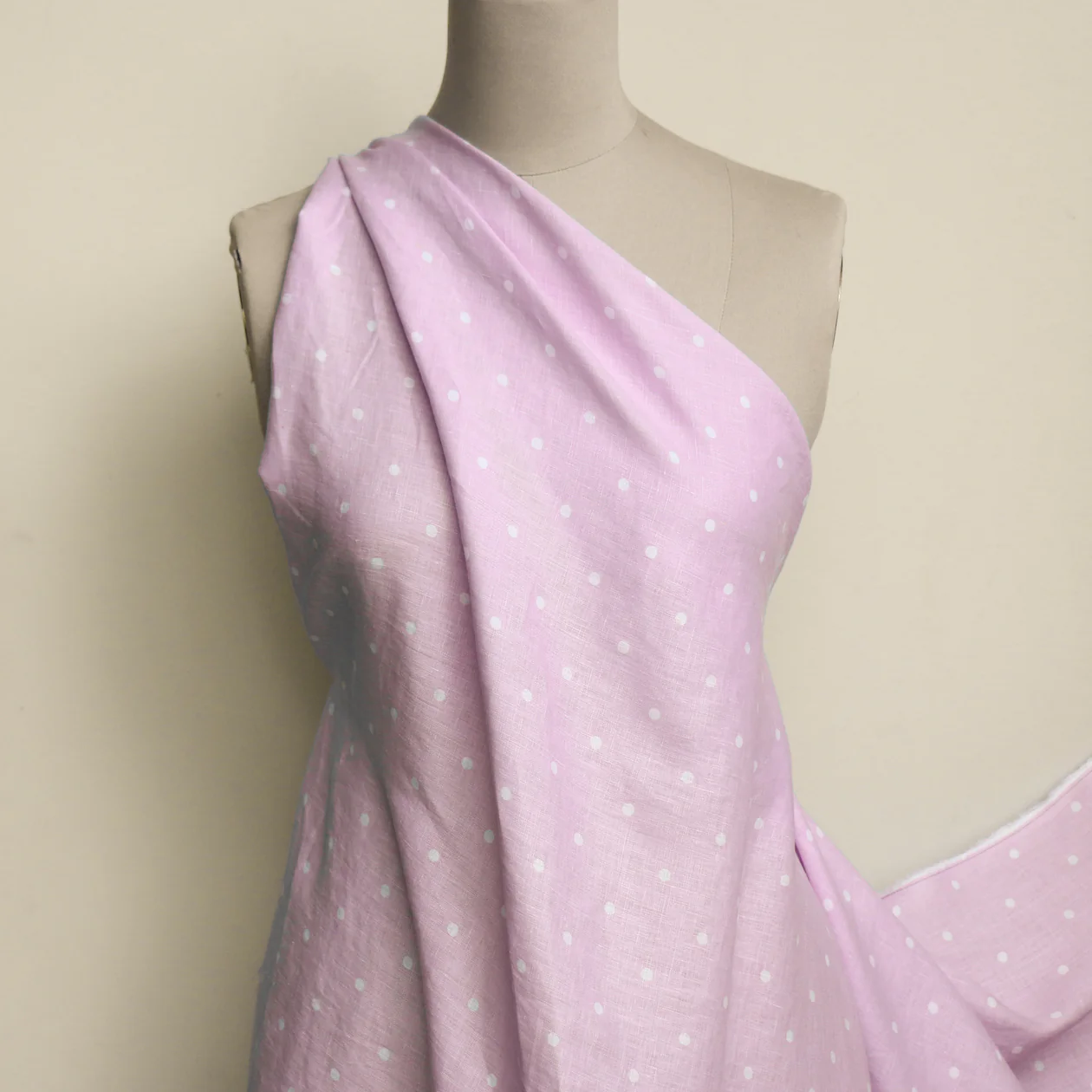 Itsy Bitsy Orchid Printed Linen - Image 5
