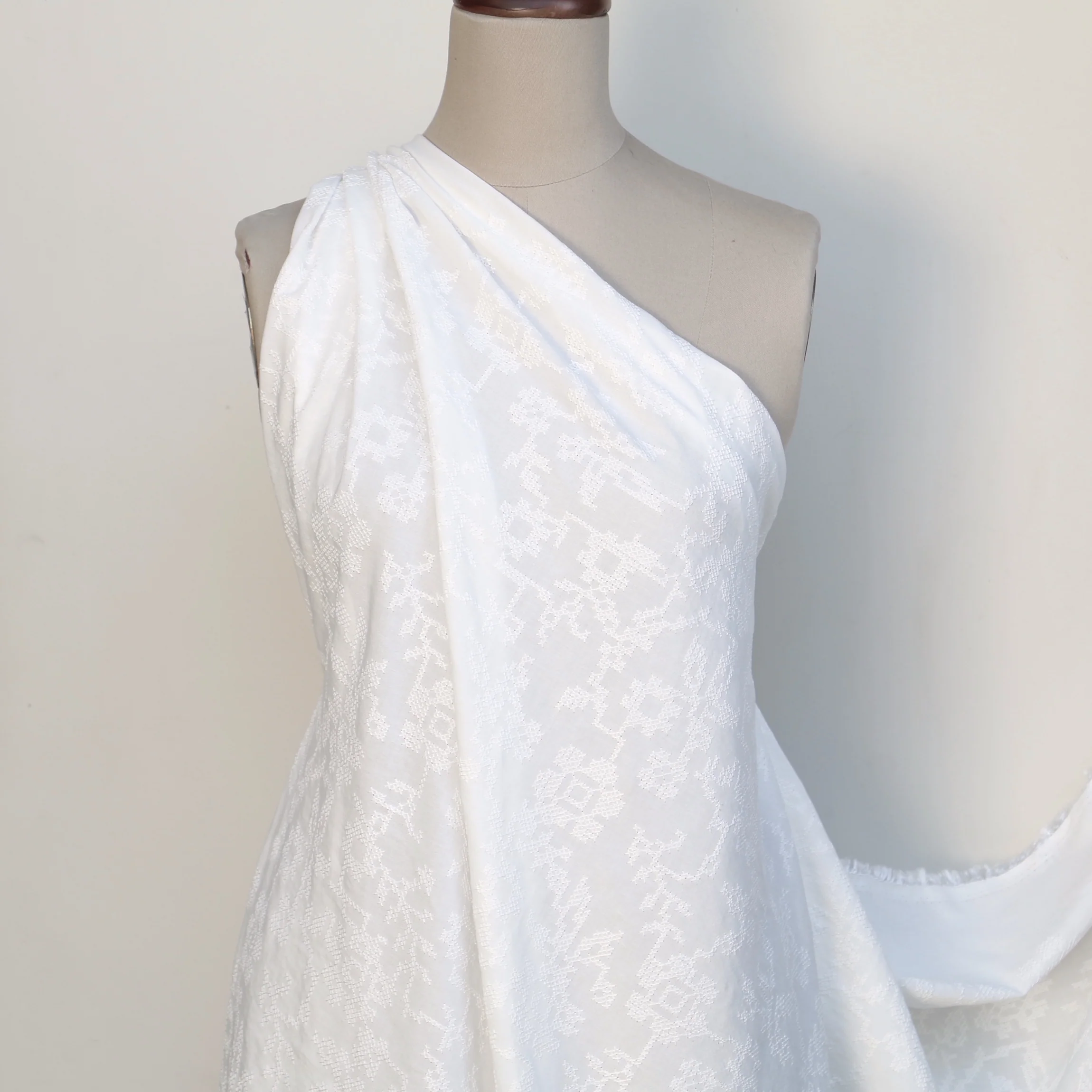 Ivory Crosshatch - Image 3