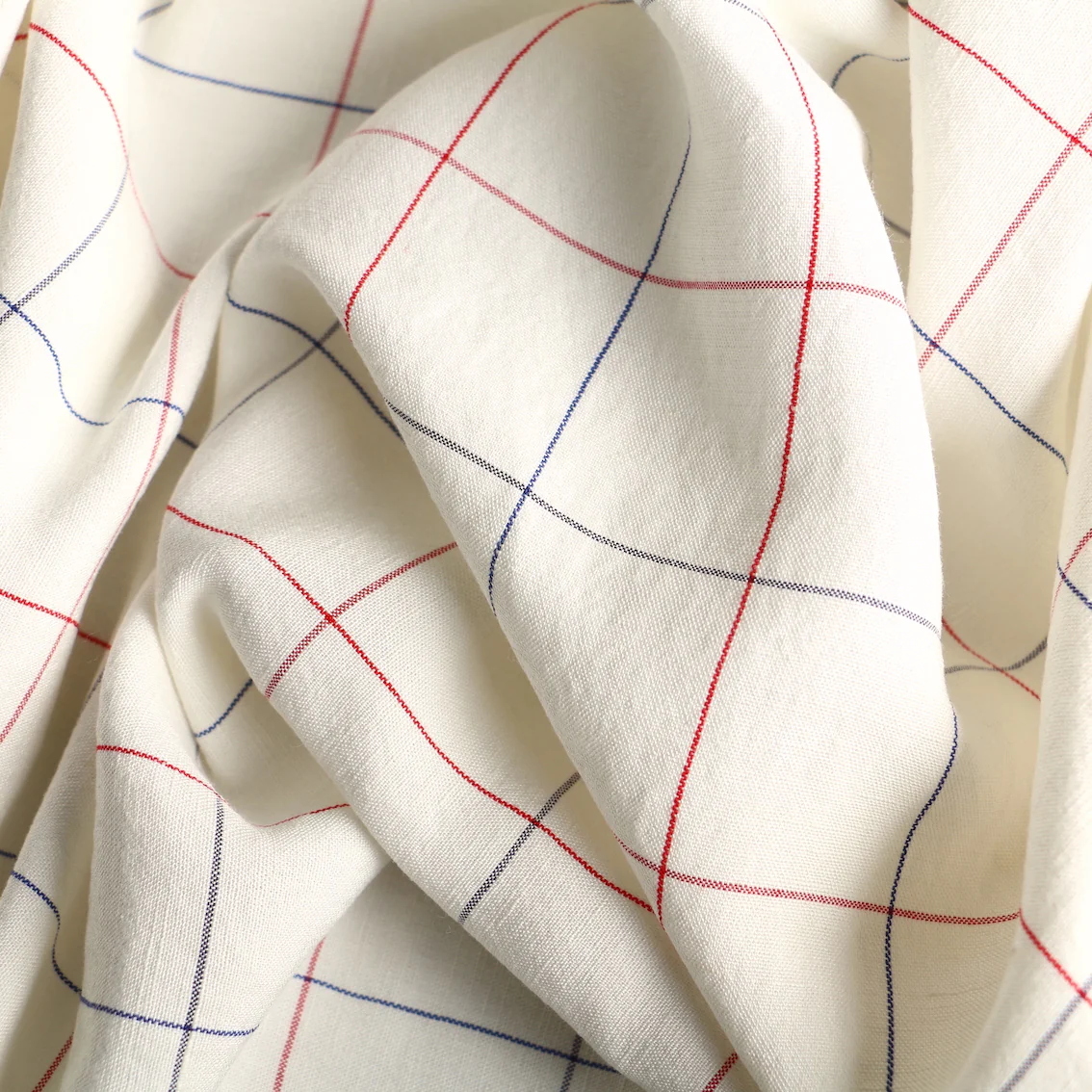 Ivory Elements Linen Check - Image 2