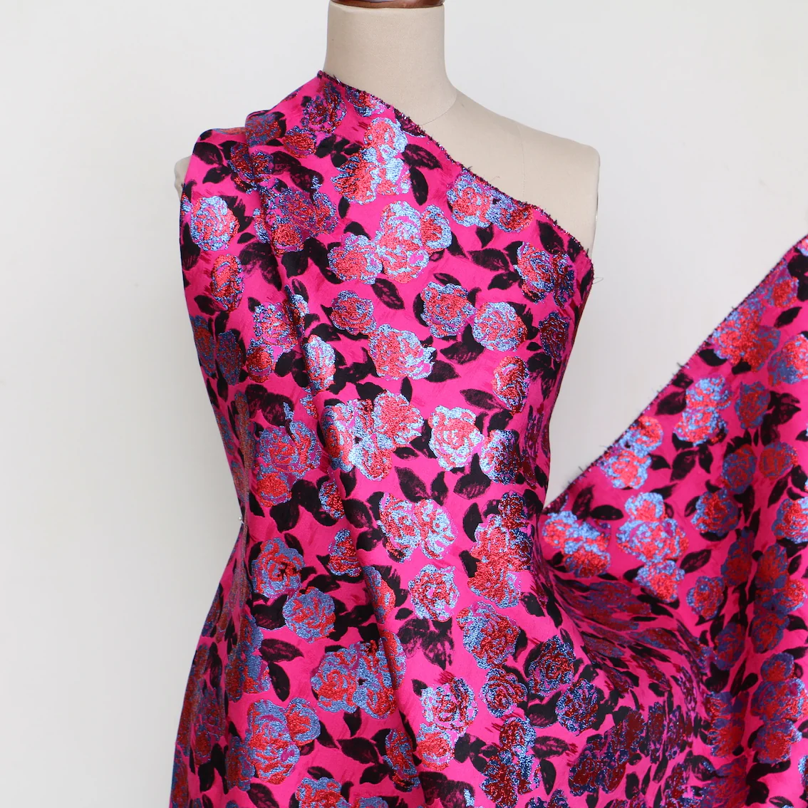 Raspberry Tea Brocade - Image 6