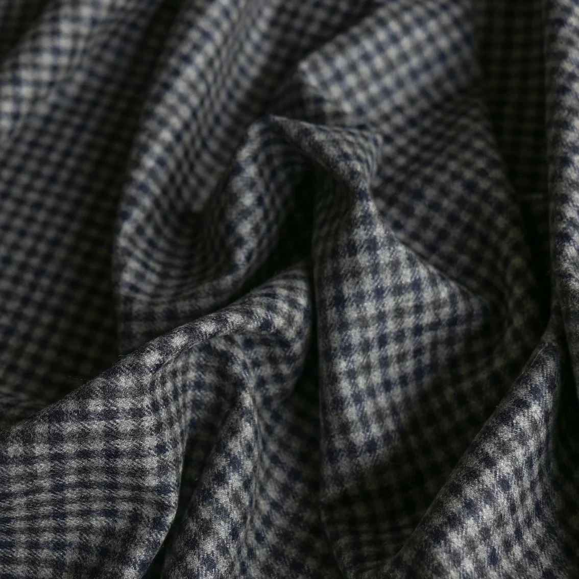 Ivrea Grey Flannel Vichy - Image 2