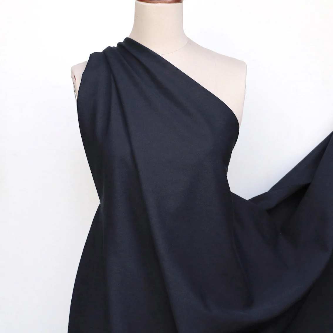 Ivrea Navy Cotton/Linen Drill - Image 4