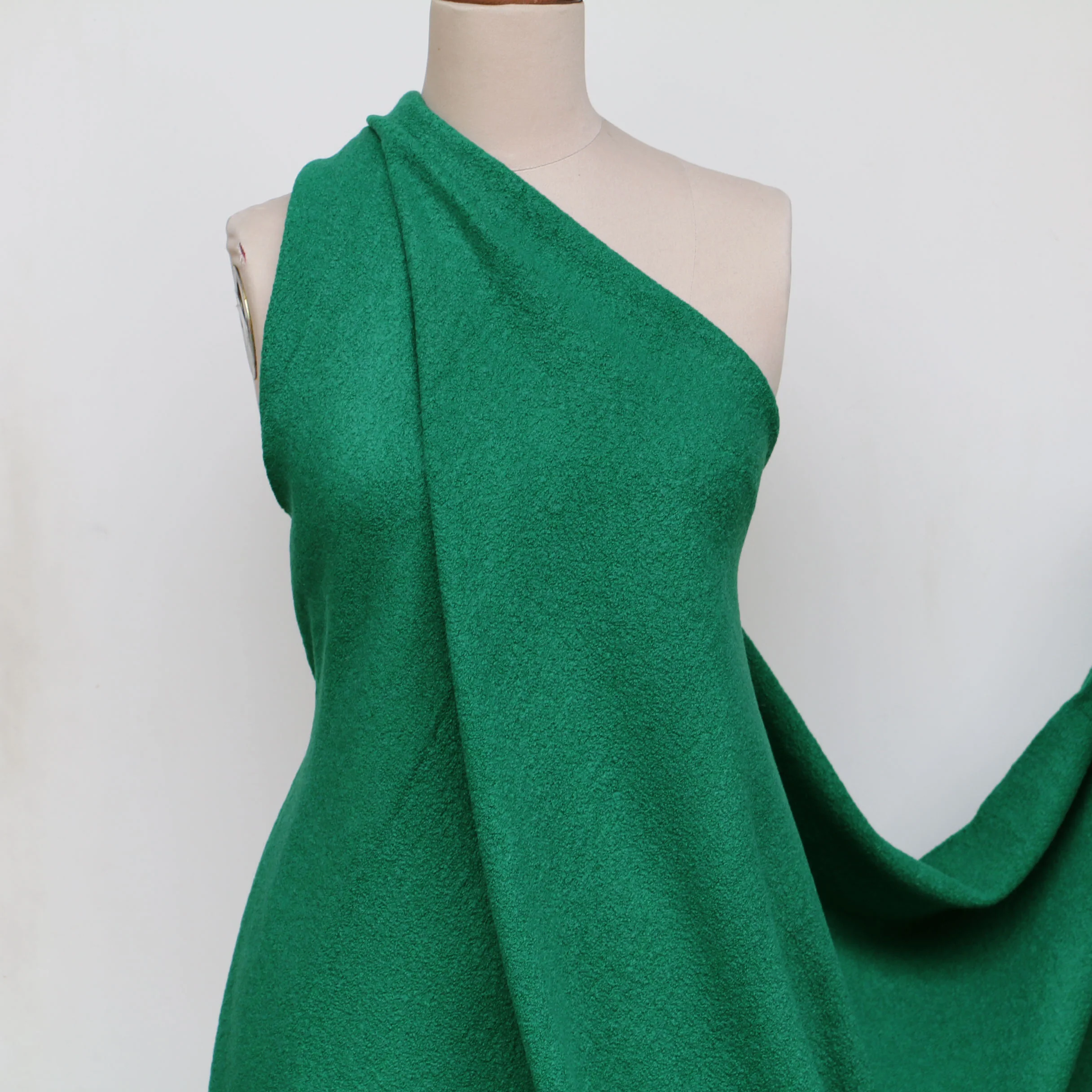 Jade Verde - Boiled Wool/Viscose - Image 4