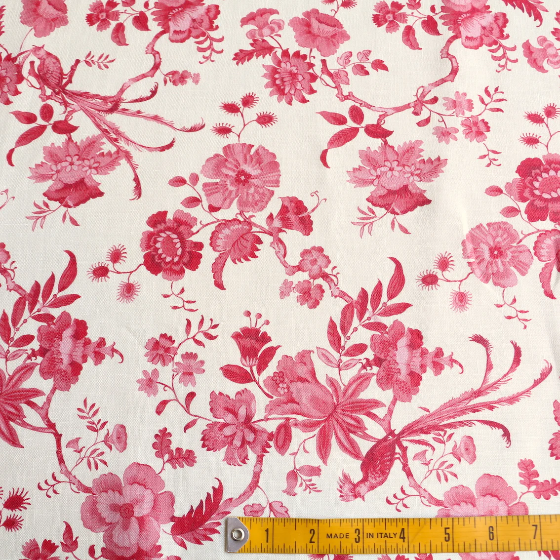 Jannah Red - Liberty Sycamore Linen - Image 3