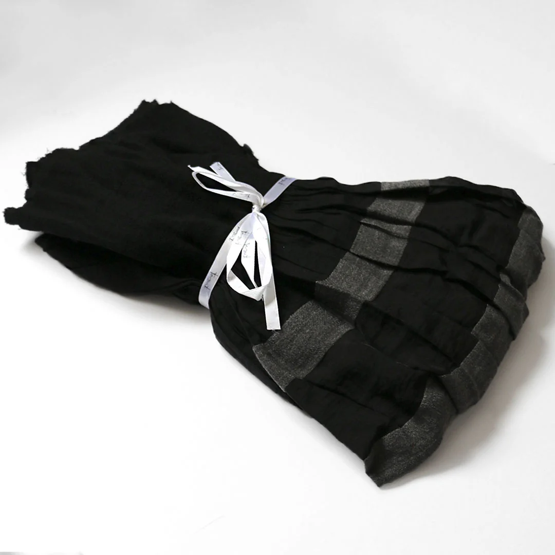 Japanese Black/Grey Striped Skirt Pack - Image 3