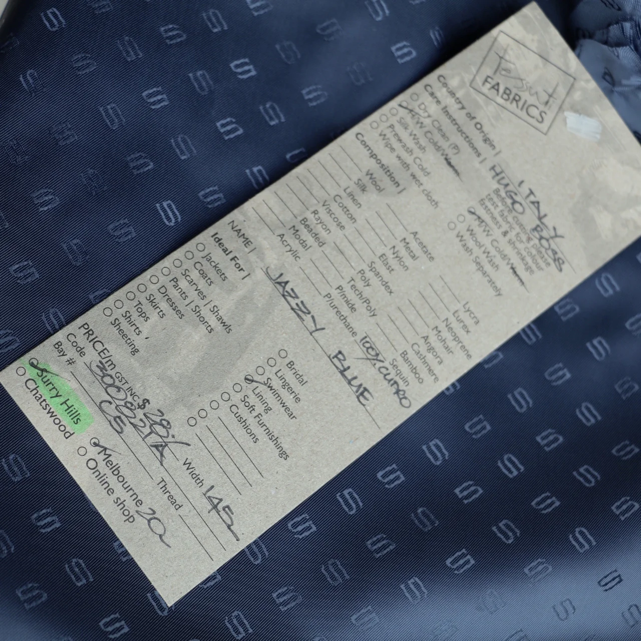 Jazzy Blue Fancy Lining - Image 5