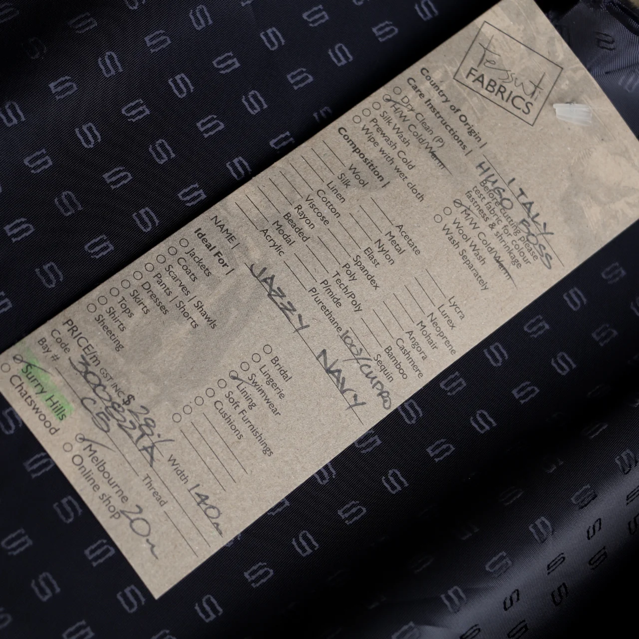 Jazzy Navy Fancy Lining - Image 4