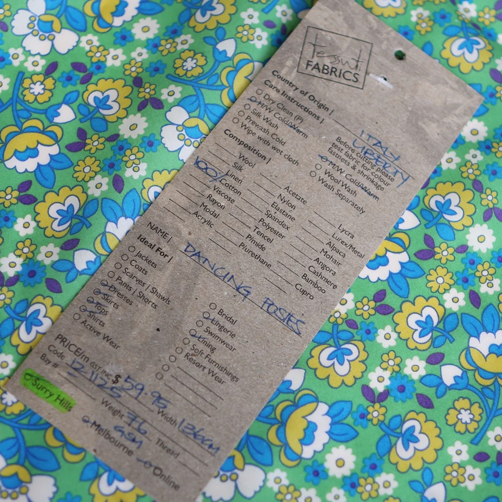Dancing Posies - Liberty Tana Lawn - Image 4