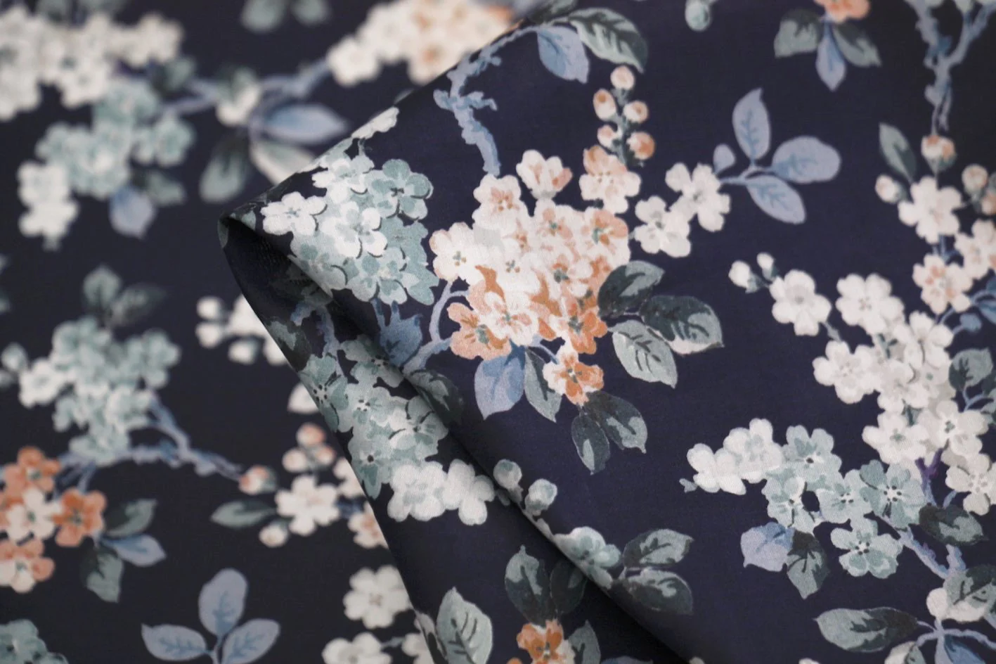Josephine Navy - Tana Lawn