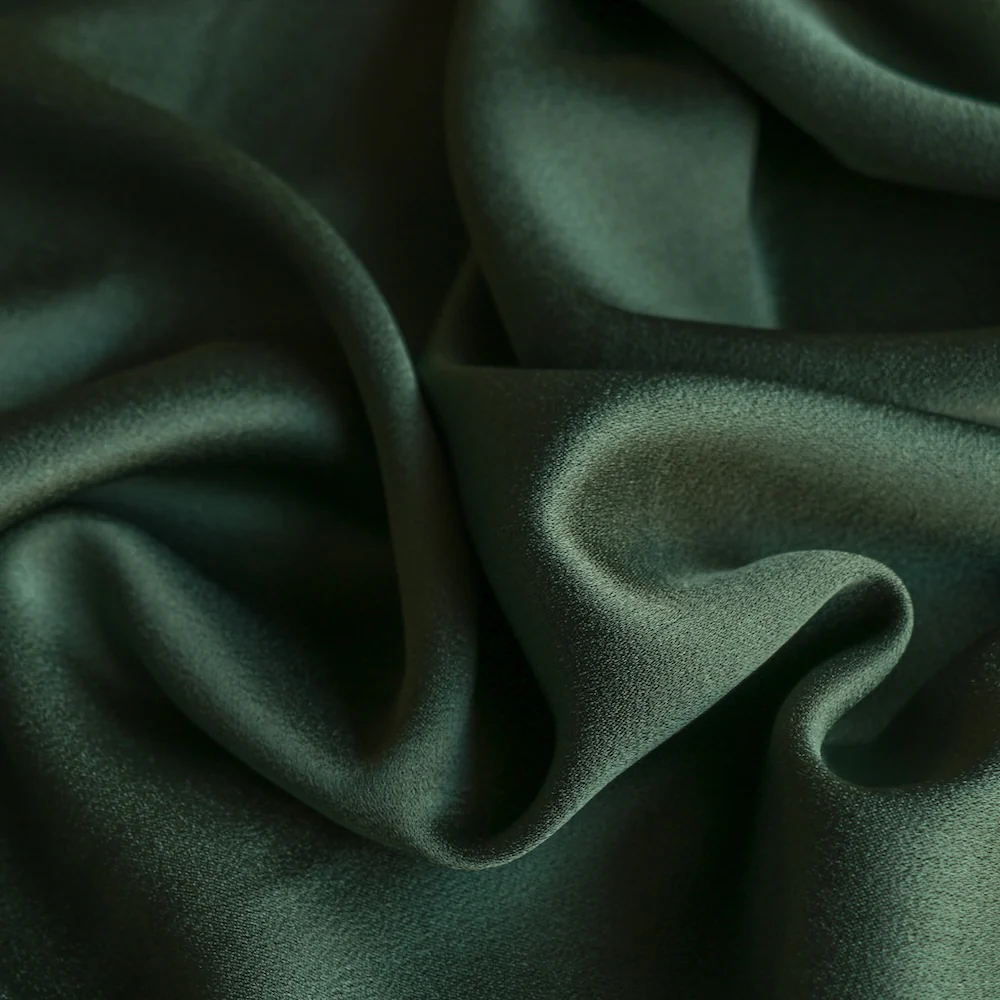 Julia Cady Forest Satin-Backed Crepe - Image 3