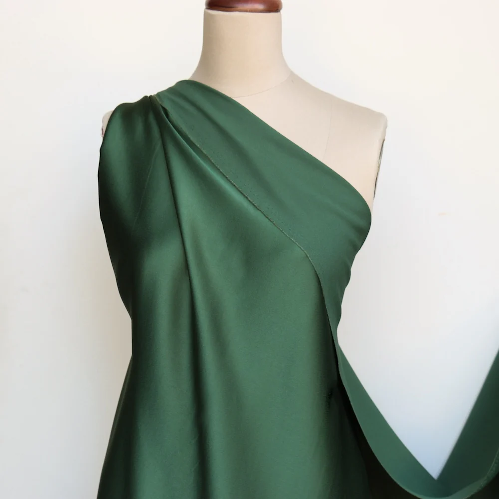 Julia Cady Forest Satin-Backed Crepe - Image 5