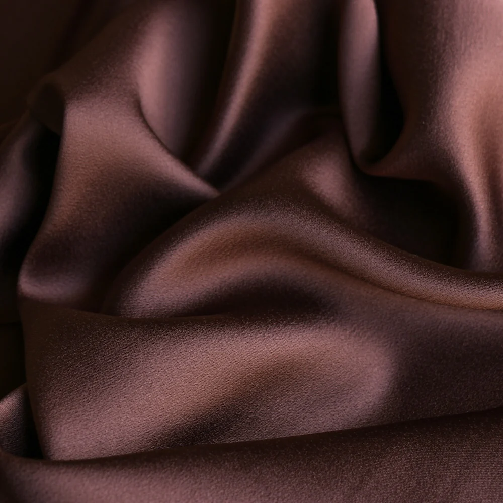 Julia Cady Mocha Satin-Backed Crepe - Image 3