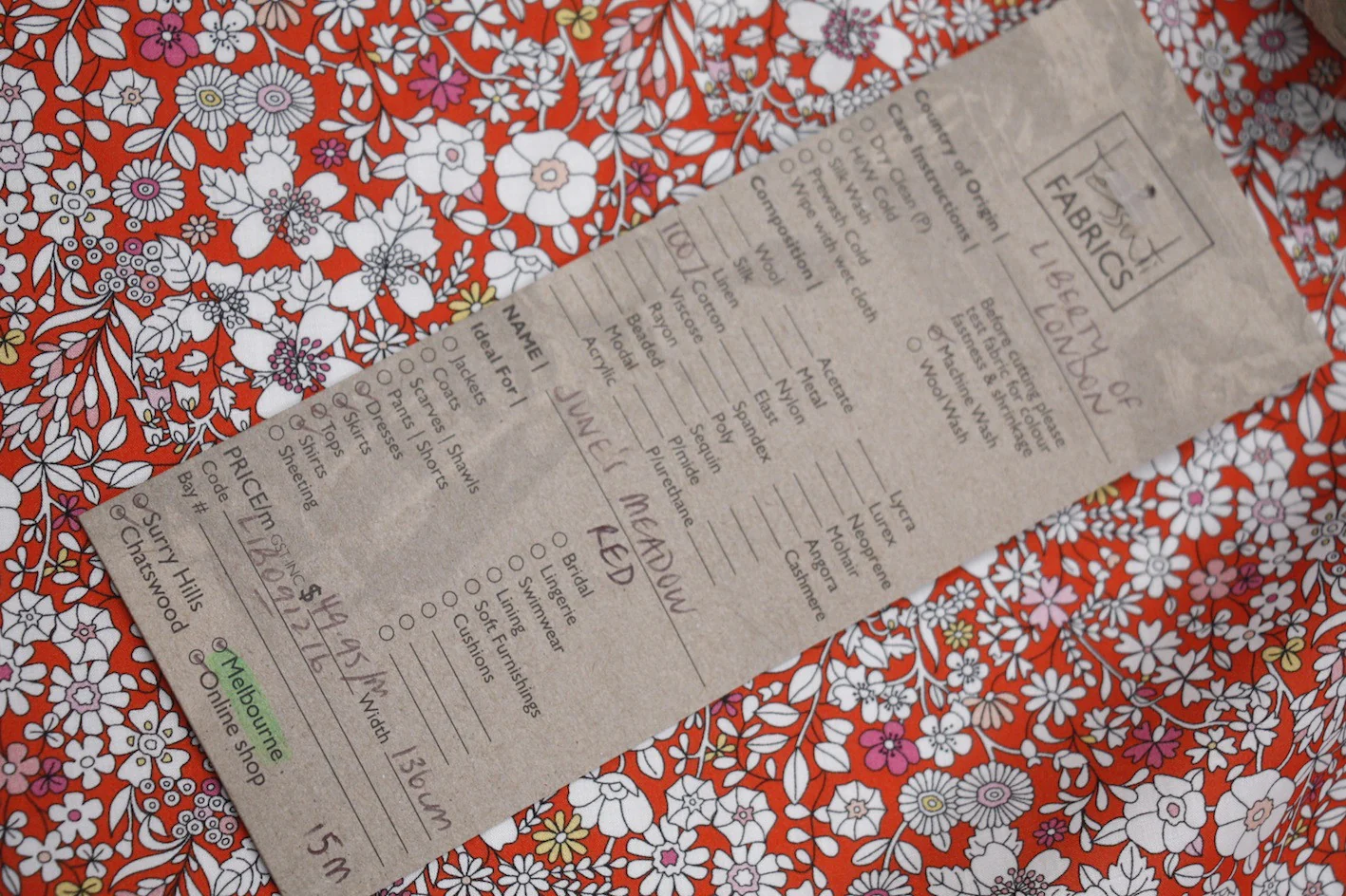 June's Meadow Red - Liberty Of London - Image 3