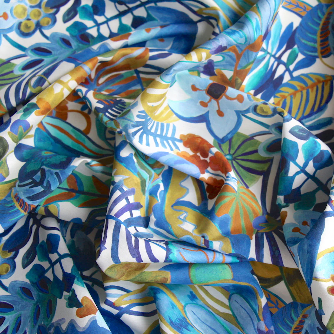 Jungle Trip Blue - Liberty Tana Lawn™ - Image 2