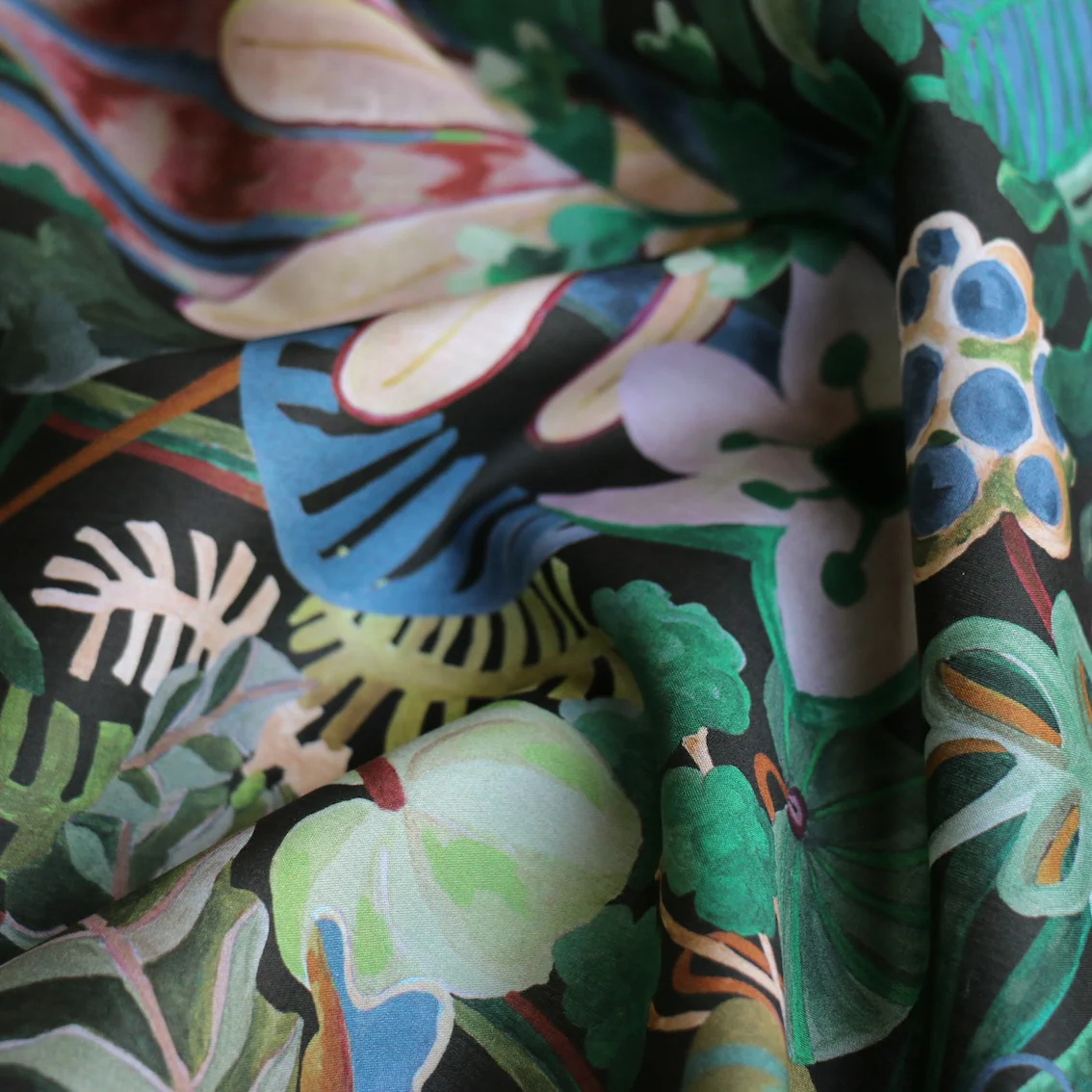 Jungle Trip Green - Liberty Tana Lawn™ - Image 2