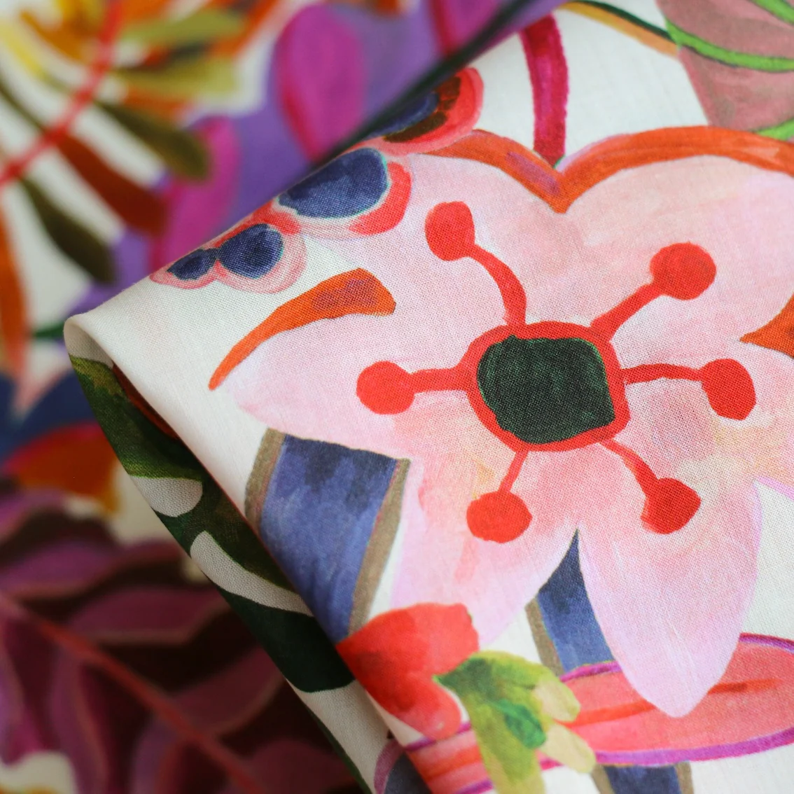 Jungle Trip Magenta - Liberty Tana Lawn™