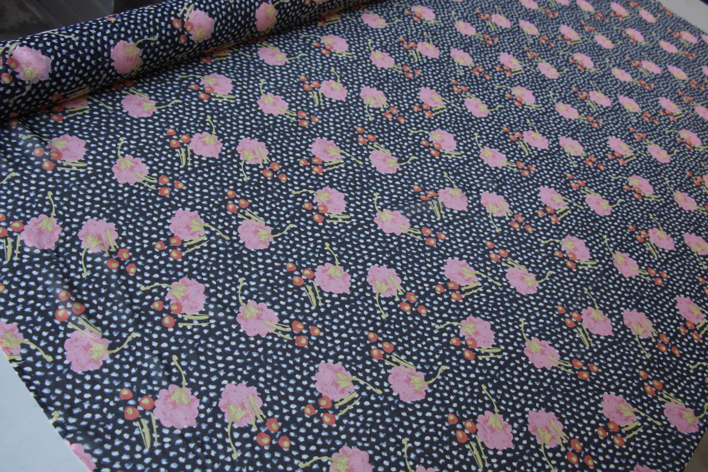 Juniper Georgette Pink - Liberty Silk Georgette - Image 4