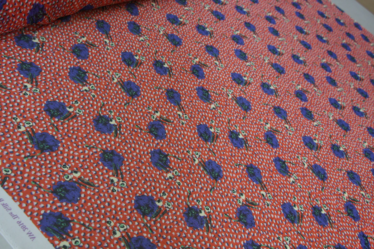 Juniper Georgette Red - Liberty Silk Georgette - Image 4