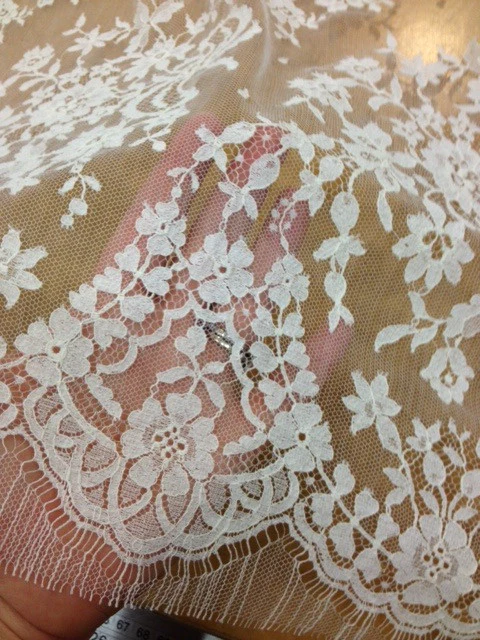 Kate's Leavers Lace - Ivory - Image 2
