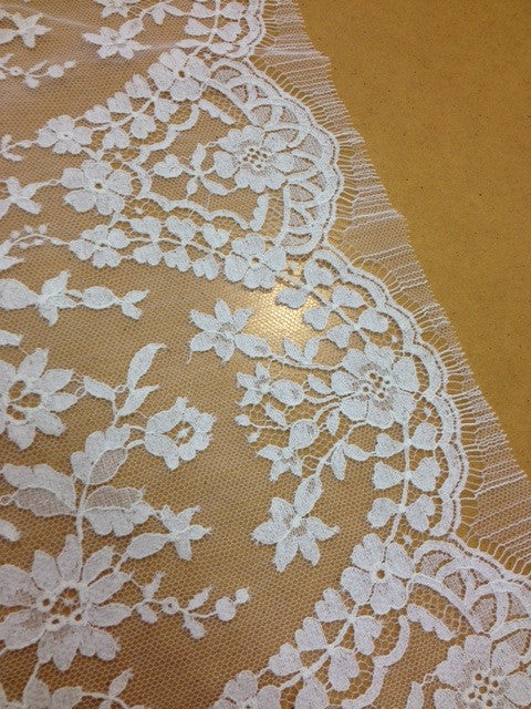 Kate's Leavers Lace - Ivory - Image 3