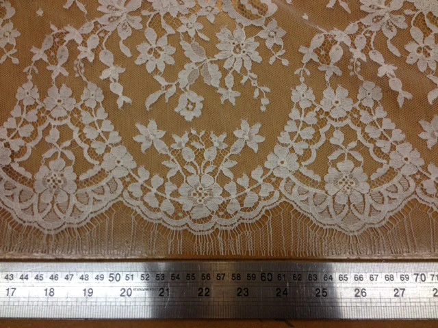 Kate's Leavers Lace - Ivory - Image 4