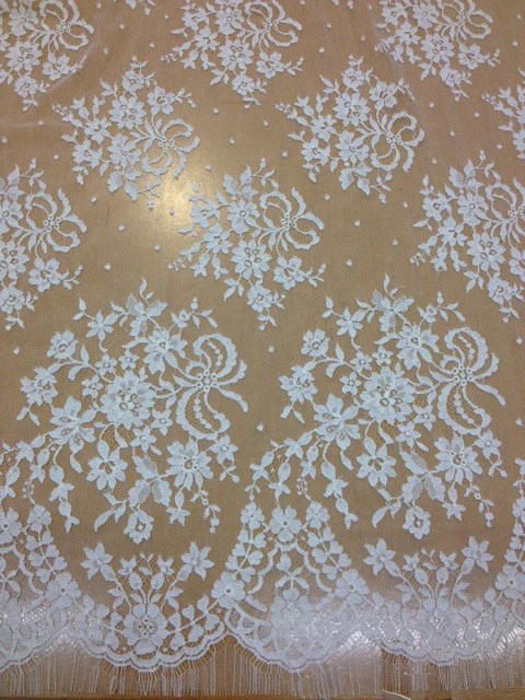 Kate's Leavers Lace - Ivory - Image 6