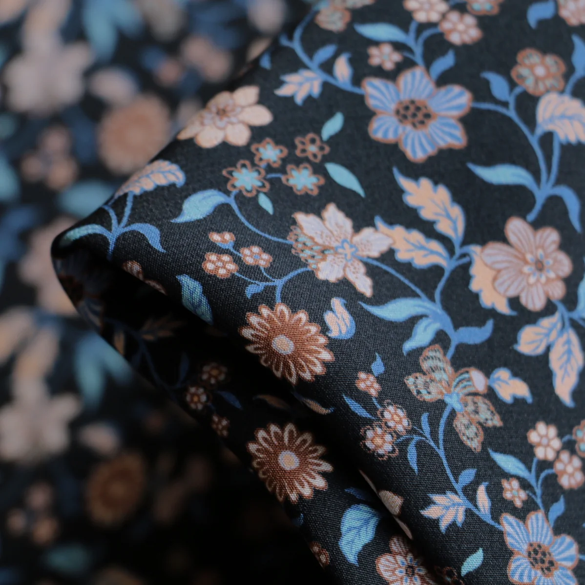 Katherine Court Black Liberty Silk C.D.C